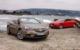 no title Top down, looking up - Vauxhall Cascada versus Audi A5