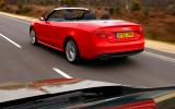 no title Top down, looking up - Vauxhall Cascada versus Audi A5