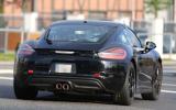 Facelifted Porsche Cayman spotted Facelifted Porsche Cayman spotted