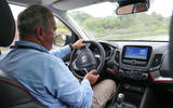 Julian Rendell driving the Changan CS55