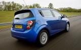 The Aveo is more about economy than it is performance Chevrolet Aveo rear quarter