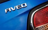 The black plastic surround on the lights is a less-than-successful touch Chevrolet Aveo badging