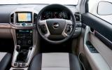 There are neat touches in the cabin, but an overall touch of blandness Chevrolet Captiva interior