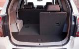 The rearmost seats appear from the boot floor, much like the Vauxhall Zafira Chevrolet Captiva flexible seating