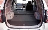 With all the seats flat, the Captiva's load space is 1565 litres  Chevrolet Captiva seats down