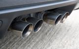 Quad-pipes hint at Corvette's muscular V8 powerplant  Chevrolet Corvette C6 quad exhausts