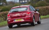 Chevrolet Cruze rear cornering
