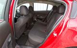 Chevrolet Cruze rear seats