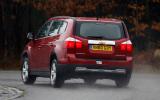 There's commendable steering precision and good brake pedal feel Chevrolet Orlando rear cornering