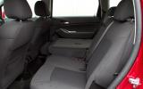 Middle bench offers sufficient space and tumbles at a single press of a button Chevrolet Orlando rear seats