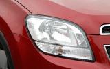 As has become fashionable, the headlights are oversized Chevrolet Orlando headlights