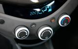 Chevrolet Spark climate control switchgear
