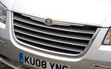 The front end is claimed to be “distinctive”, so if you thought otherwise, now you know better Chrysler Voyager front grille
