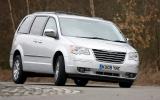 Through repeated direction changes, the soft suspension can leave passengers struggling to remain in their seats Chrysler Voyager hard cornering