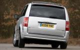 Although the GV chassis is sufficiently capable, and probably doesn’t need it, the standard ESP is well judged Chrysler Voyager rear hard cornering