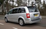Only diesel variants are offered in the UK since the low-selling petrol option was dropped Chrysler Voyager rear