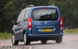 There doesn’t seem to be anything in the Berlingo’s dynamic make-up to make it feel unstable Citroën Berlingo rear cornering