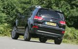 Outlander, Citroen's engineers have specified their own suspension rates Citroën C-Crosser rear cornering