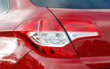 Large rear lights work well with the rest  of the styling Citroën C4 rear lights