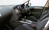 In this trim, cabin comes with part-leather, climate control and massaging seats Citroën C4 front seats