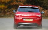 The steering is very light and fails to weight up or give any sense of feedback Citroën C4 rear cornering