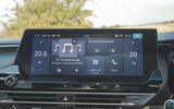 Citroen C5X review 2024 16 infotainment