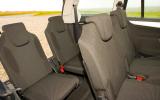 The rear seats are only really suitable for pre-teen kids Citroën Grand C4 Picasso seating