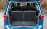 Volkswagen Touran rear seats up