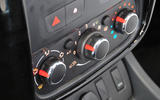 Dacia Duster climate controls