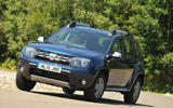 Dacia Duster cornering