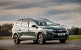 dacia jogger road test 2023 25 cornering front
