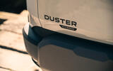 Dacia Duster reivew   rear bumper and badge Dacia Duster reivew   rear bumper and badge