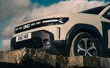 Dacia Duster review   front lights and wheel Dacia Duster review   front lights and wheel