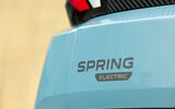 Dacia Spring review  rear badge Dacia Spring review  rear badge