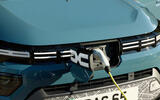 Dacia Spring review   charging port close up Dacia Spring review   charging port close up