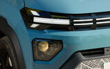 Dacia Spring review   front lights Dacia Spring review   front lights