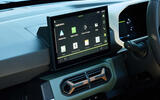 Dacia Spring review   steering wheel buttons Dacia Spring review   steering wheel buttons
