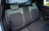 Dacia Spring review   seat detail Dacia Spring review   seat detail