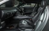 The DB10's well shaped and supportive front seats