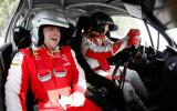 Mikko Hirvonen flat-out at Goodwood&#039;s rally stage
