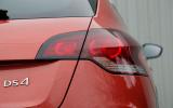 The shaped rear lights give the DS 4 Crossback a smooth hatchback shape