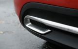 The exhaust detailing looks great on the DS 4 Crossback, but it is a shame there is not a dual-exhaust system to fill them