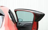 The longer leading edges on the rear doors help conceal the door handles