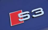 Audi S3 2016-2020 road test review - rear badge