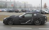 Next Ferrari 599 spied testing