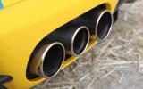 Ferrari 458 triple exhaust system
