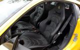 Ferrari 458 front sport seats