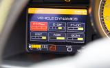 Ferrari 458 dynamics information screen