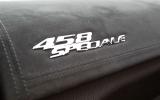 Ferrari 458 Speciale badging