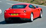Ferrari 599 rear cornering